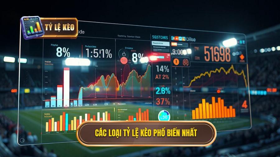 Các loại tỷ lệ kèo phổ biến nhất