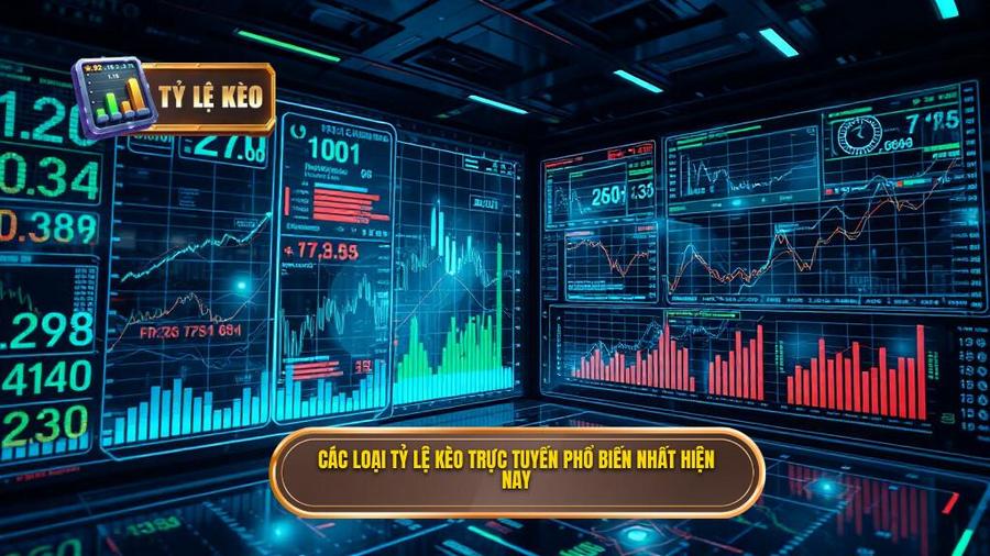 Các loại tỷ lệ kèo trực tuyến phổ biến nhất hiện nay