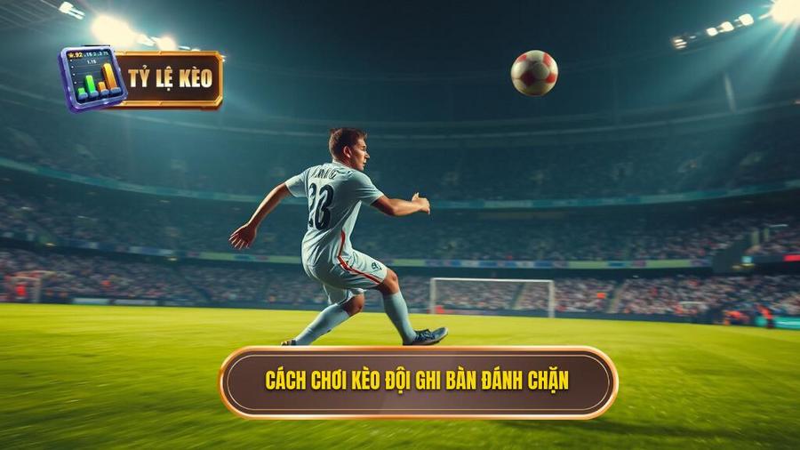 1. Cách chơi kèo đội ghi bàn đánh chặn