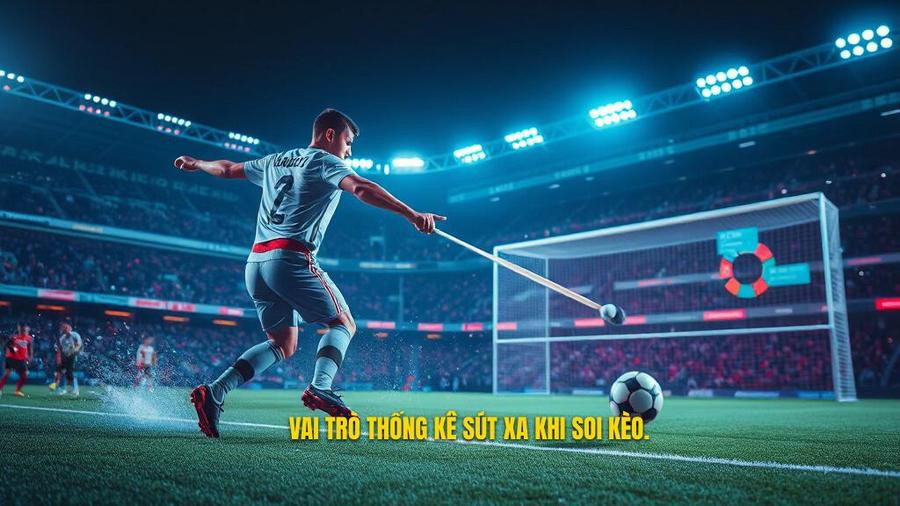 1. Vai trò thống kê sút xa khi soi kèo.