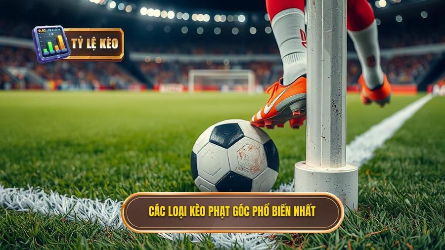 2. Các loại kèo phạt góc phổ biến nhất